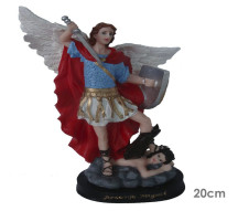 Estatua Arcanjo Miguel 20cm Resina