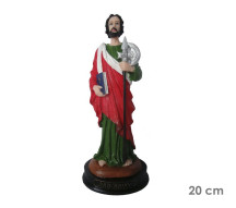 Est�tua S�o Judas 20cm Resina