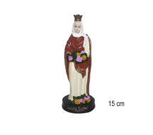 Estatua Santa Isabel 15cm Resina