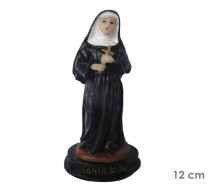 Est�tua Santa Rita de Cassia 12cm Resina