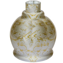 Base Blend Arabesco Dourado/Branco Pequeno