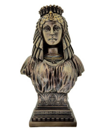 Est�tua Busto Nefertari 20cm Veronese