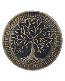 Incens�rio Prato �rvore da Vida 9cm