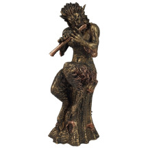 Est�tua Fauno 23cm Resina