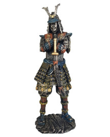 Est�tua Samurai 42cm Resina