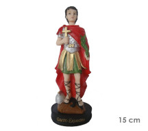 Estatua Santo Expedito 15cm Resina