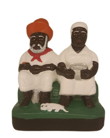 Imagem Casal de Preto Velho 20cm