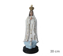 Estatua Nossa Senhora de F�tima 20cm Resina