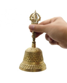 Sineta de medita��o budista tibetana 15cm