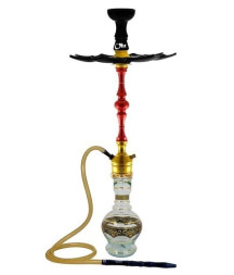 Narguil� Triton UP Standard Jumbo Dourado/Vermelho