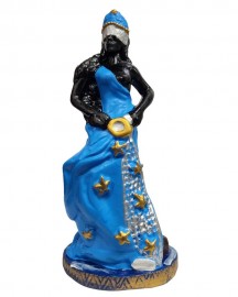 Est�tua Orix� Iemanj� 15cm