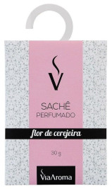Sach� Perfumado Via Aroma 30g Flor de Cerejeira