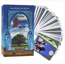 Baralho Cigano Santa Sara com Livro Cartas Ciganas