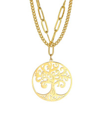 Colar Arvore da Vida A�o Inoxid�vel