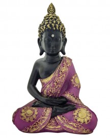 Estátua Monge Budista Meditando