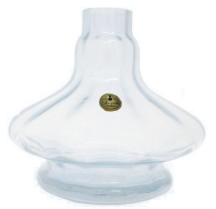 Base Shisha Glass Aladin Transparente Rigado