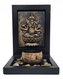 Porta Vela Ganesha Bronzeado
