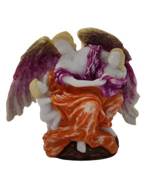 Est�tua Anjo da Guarda Color 20cm