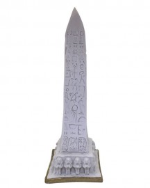 Obelisco do Egito 14cm Branco