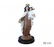 Esttua Nossa Senhora do Carmo 20cm Resina
