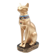 Est�tua Bastet 18cm Resina