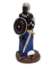 Est�tua Orix� Ogum 8cm