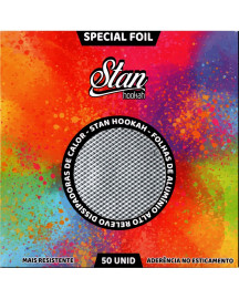 Papel Aluminio Stan Alto Relevo 50 Folhas