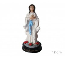 Esttua Nossa Senhora de Lourdes 12cm Resina