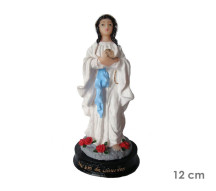 Est�tua Nossa Senhora de Lourdes 12cm Resina