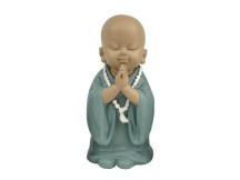 Est�tua Monge Budista Resando 13cm