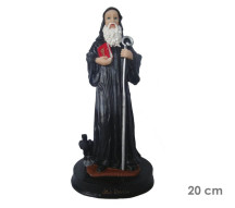 Est�tua S�o Bento 20cm Resina