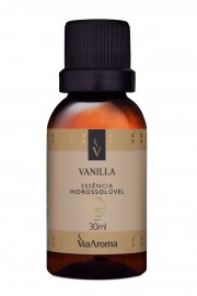 Essência Hidrossolúvel Vanilla 30ml Via Aroma