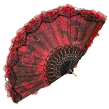 Leque de Renda Decorado