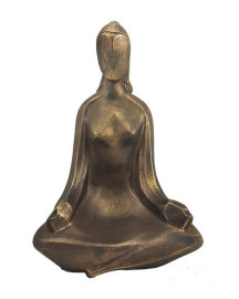 Est�tua Yoga 20cm Resina