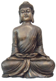 Est�tua Buda Hindu Meditando 46cm Resina