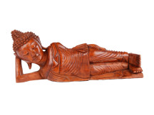 Est�tua Buda Deitado Suar 40cm