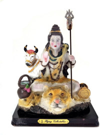 Est�tua Shiva na Base 18cm