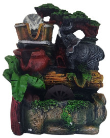 Fonte de �gua Elefante na Floresta 29cm