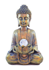 Fonte de �gua Buda Sidarta 37cm