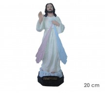 Est�tua Jesus Misericordioso 20cm Resina