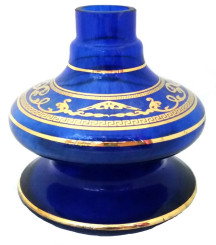 Base Shisha Glass Nix Grega Safira Pequeno
