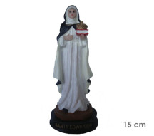 Estatua Santa Edwiges 15cm Resina