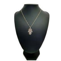 Gargantilha Hamsa Dourado