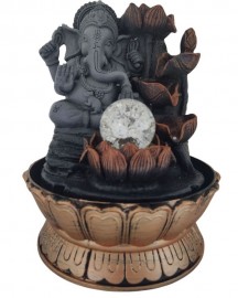 Fonte de gua Ganesha com Lotus 29cm