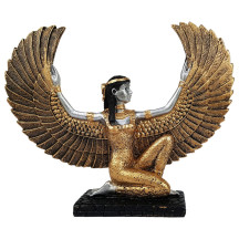 Est�tua Isis Asas Aberta 17cm Resina