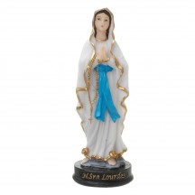 Estatua Nossa Senhora de Lourdes 20cm Resina