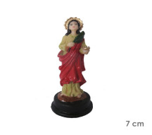 Est�tua Santa Luzia 7cm Resina