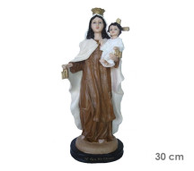 Est�tua Nossa Senhora do Carmo 30cm Resina