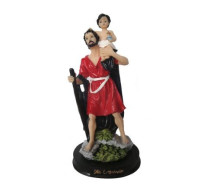 Est�tua S�o Cristov�o 30cm Resina