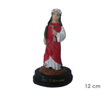 Est�tua Santa Filomena 12cm Resina